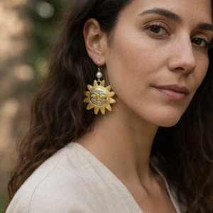 Boucles d'oreille Soleil