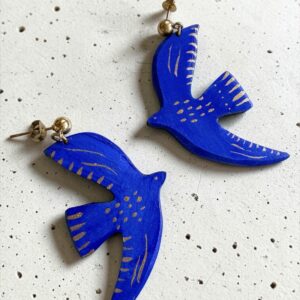 Boucles d'oreille hirondelles